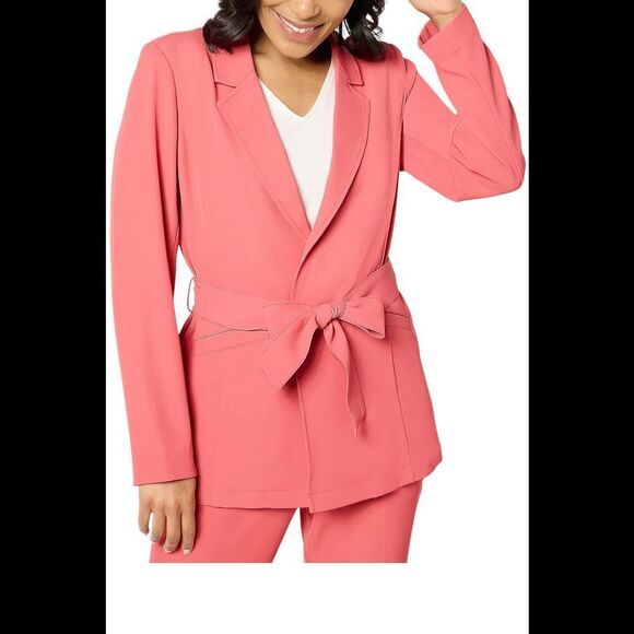 Beautiful by Lawrence Zarian Women's Belted Blazer Clay Red - Regular - Picture 1 of 1